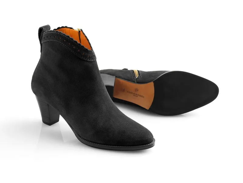 Fairfax and Favor Regina Ankle Boot - Black-1